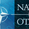 NATO Logo overlaid with code
