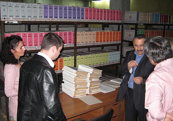 Омар Тушурашвили в архиве министерства внутренних дел Грузии