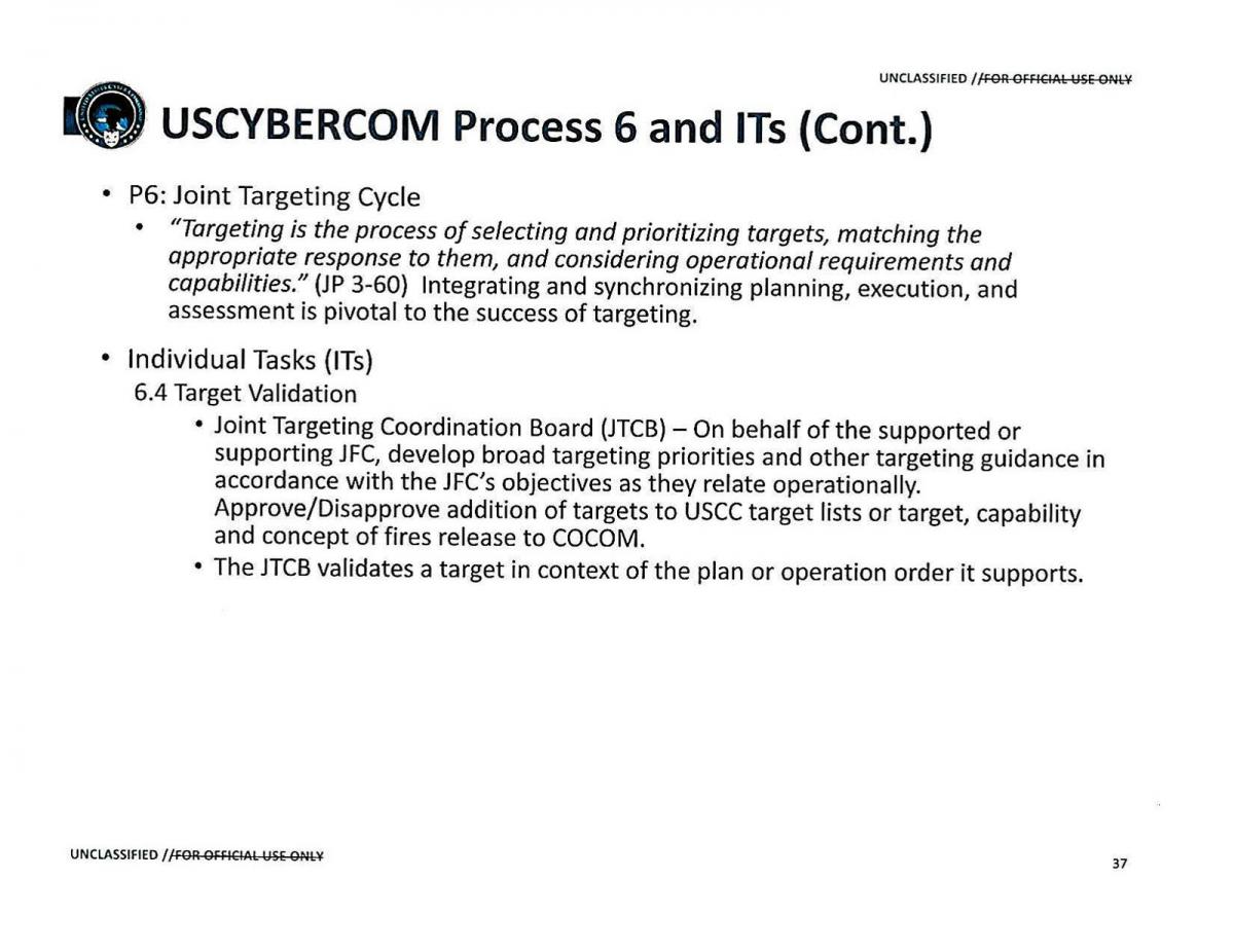 USCYBERCOM process 6 cont2