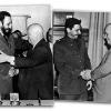 collage Raul Fidel Castro and Khrushchev