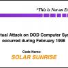 SOLAR SUNRISE: 25 Years Older, but 25 Years Wiser?