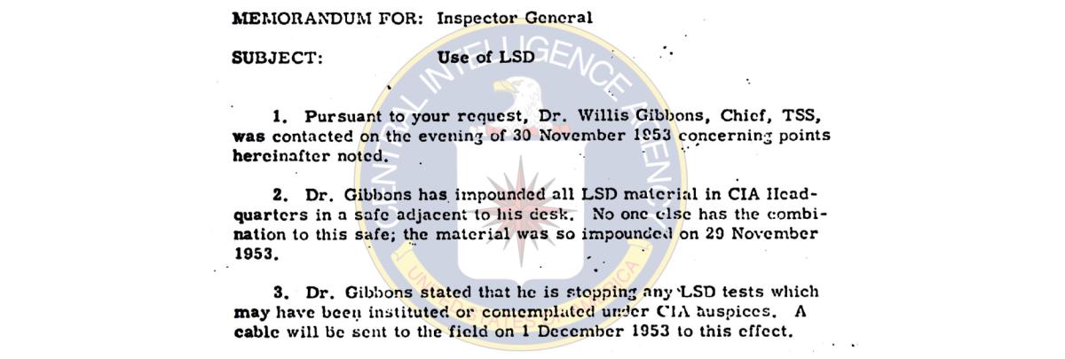 Use of LSD